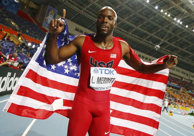 LaShawn Merrit  tornato. Lo statunitense ha demolito gli avversari nella finale dei 400 metri e con il tempo di 43?74 si  preso l'oro. Reuters
